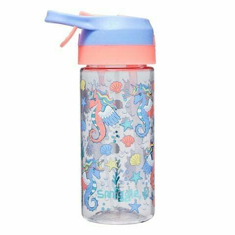 Smiggle - Hola Junier Spritz Water Spray 440ML Straw Bottle