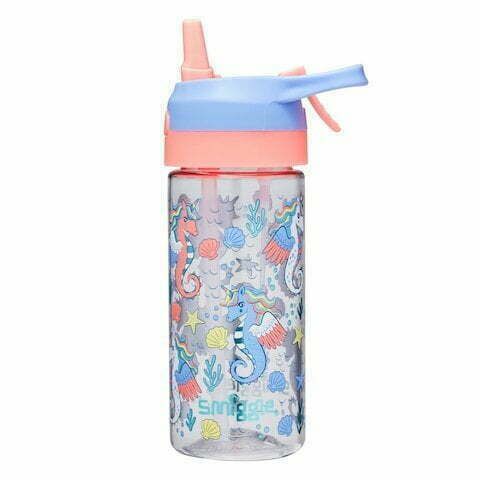 Smiggle - Hola Junier Spritz Water Spray 440ML Straw Bottle