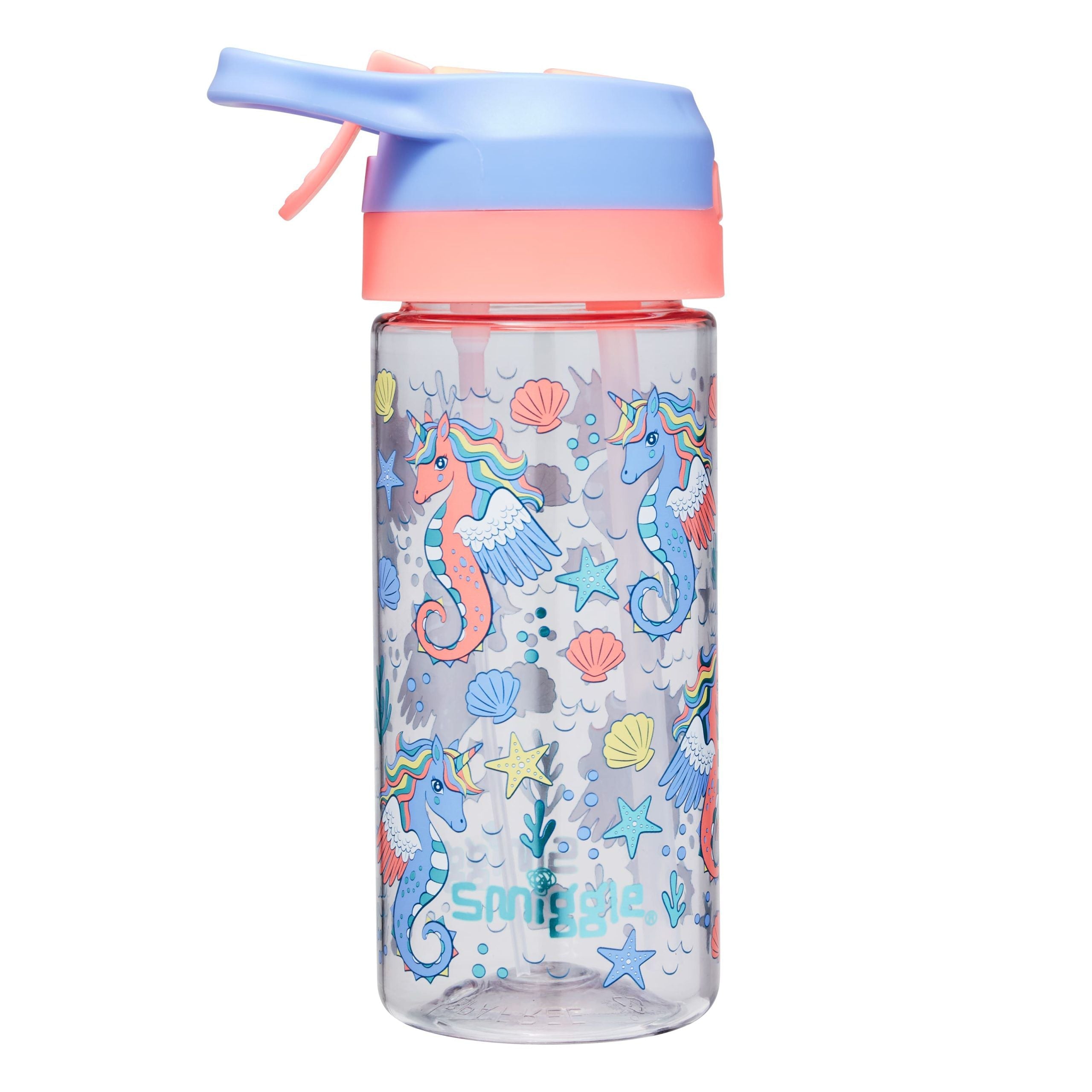 Smiggle - Hola Junier Spritz Water Spray 440ML Straw Bottle