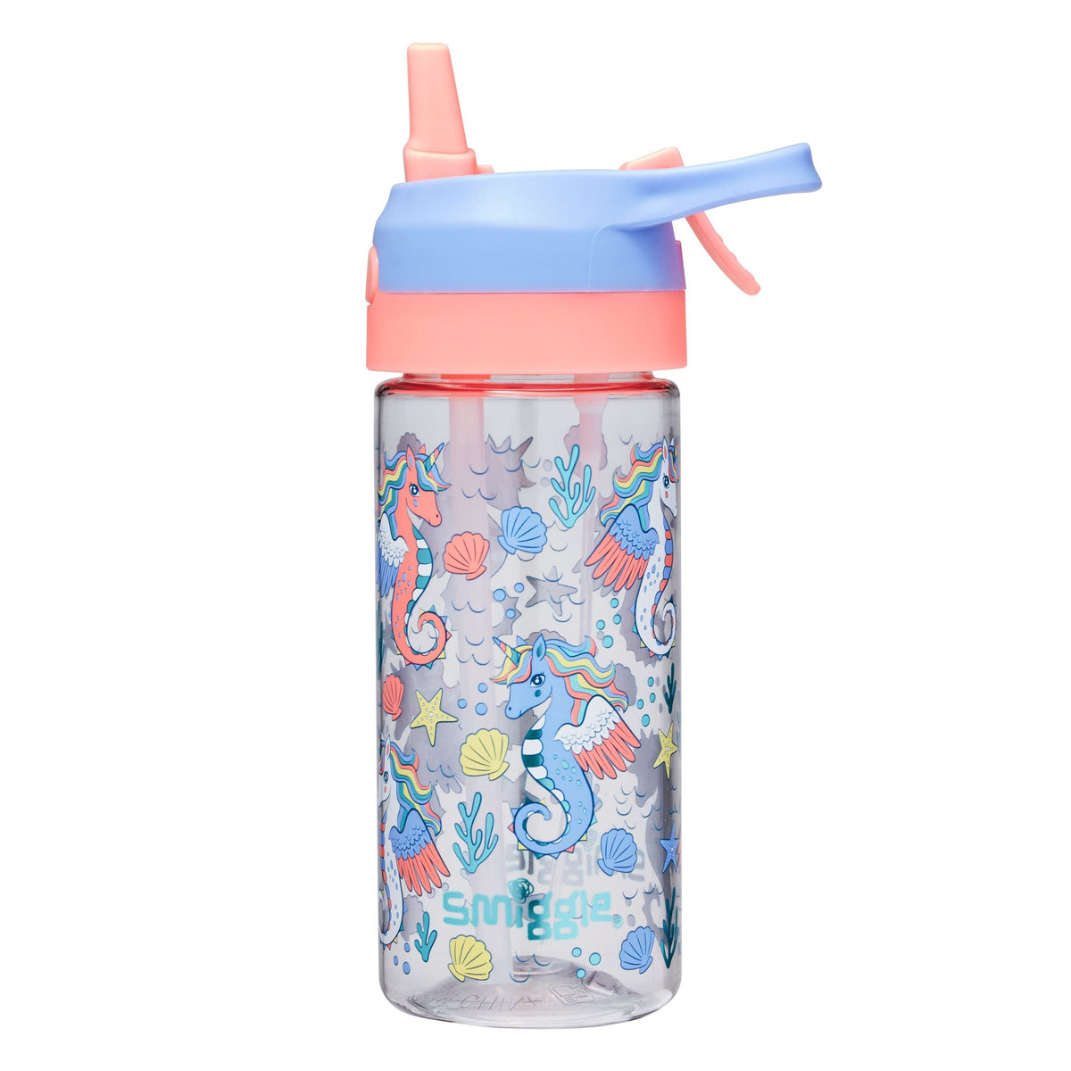 Smiggle - Hola Junier Spritz Water Spray 440ML Straw Bottle
