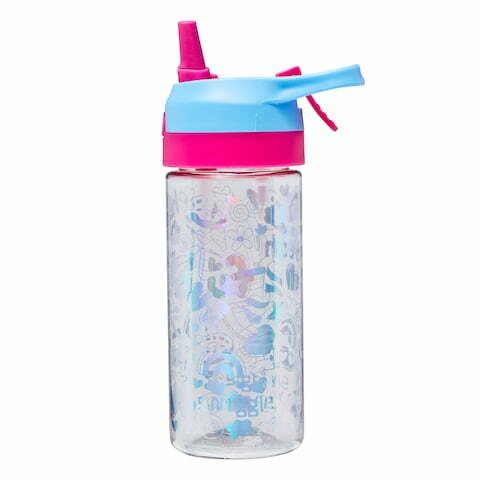 Smiggle - Hola Junier Spritz Water Spray 440ML Straw Bottle