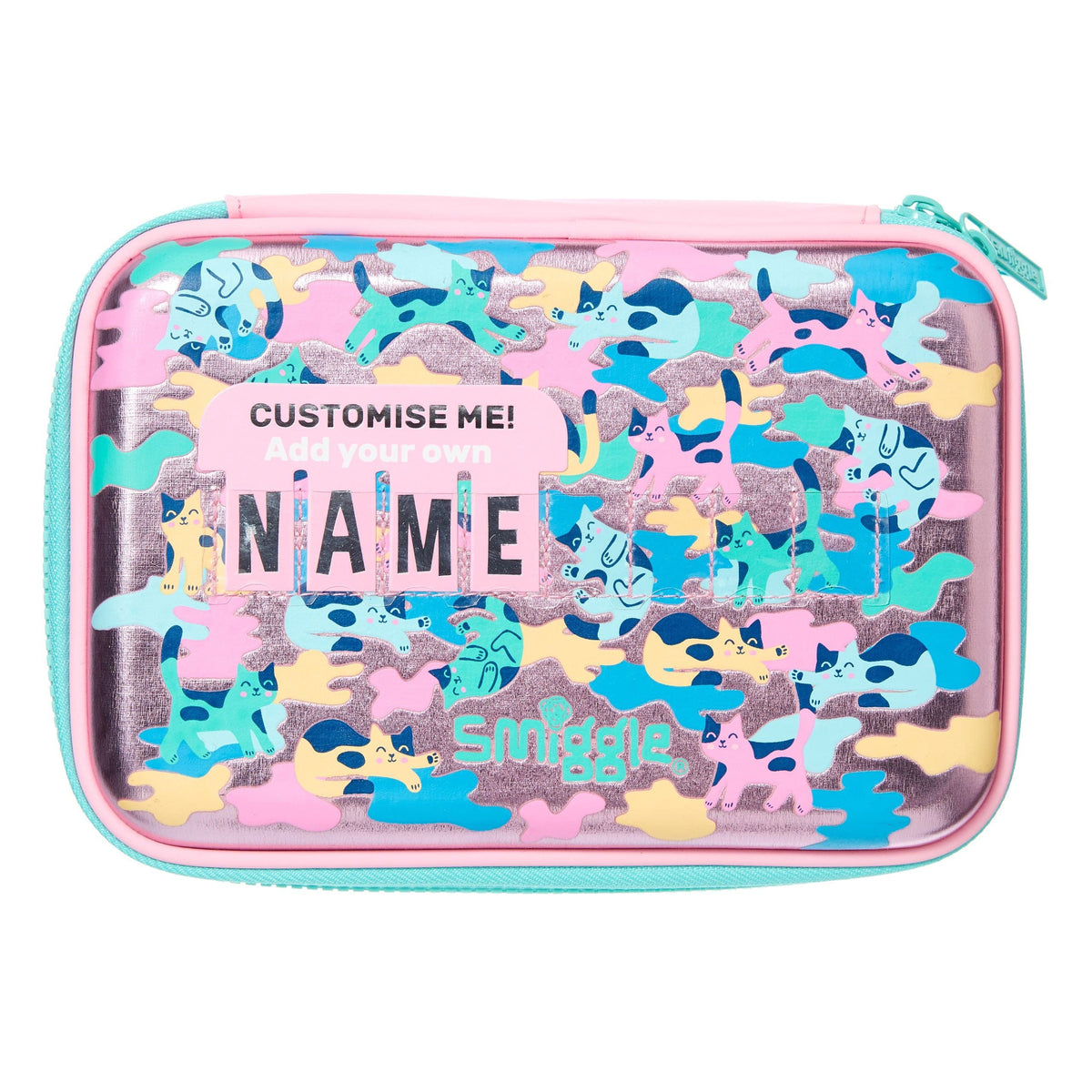 Smiggle - Illusion Hardtop Named Pencil Case