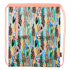 Smiggle - Illusion Coral Pink Drawstring Bag