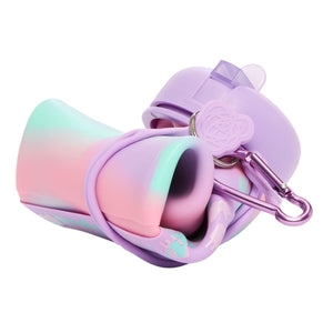 Smiggle – Illusion Unicorn Roll Silicone Foldable Straw 600ML BPA Free Water Bottle