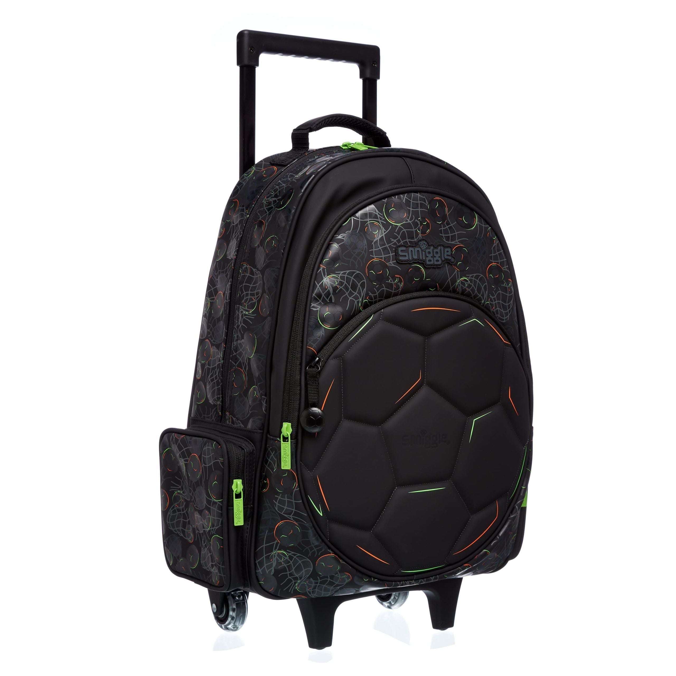 Smiggle - Lighted Wheeled Kick Stroller Backpack