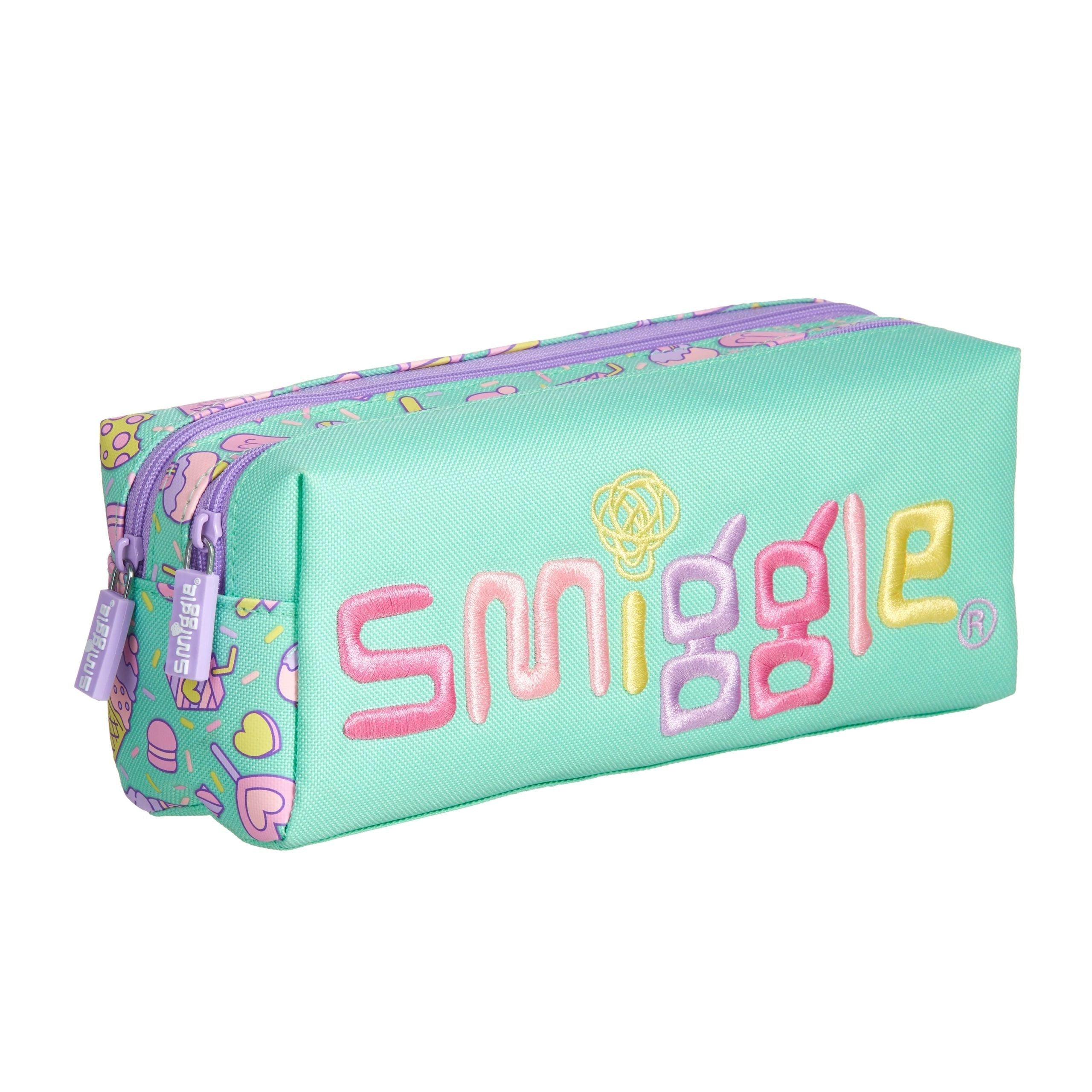 Smiggle - Jump Double Compartment Pencil Case