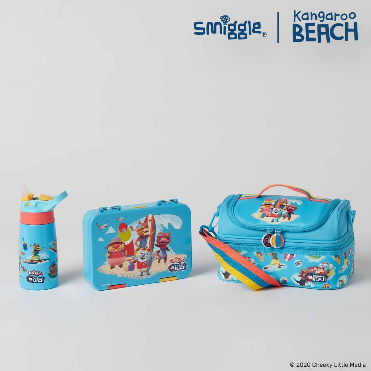 Smiggle - Kangaroo Beach Bento Lunch Box