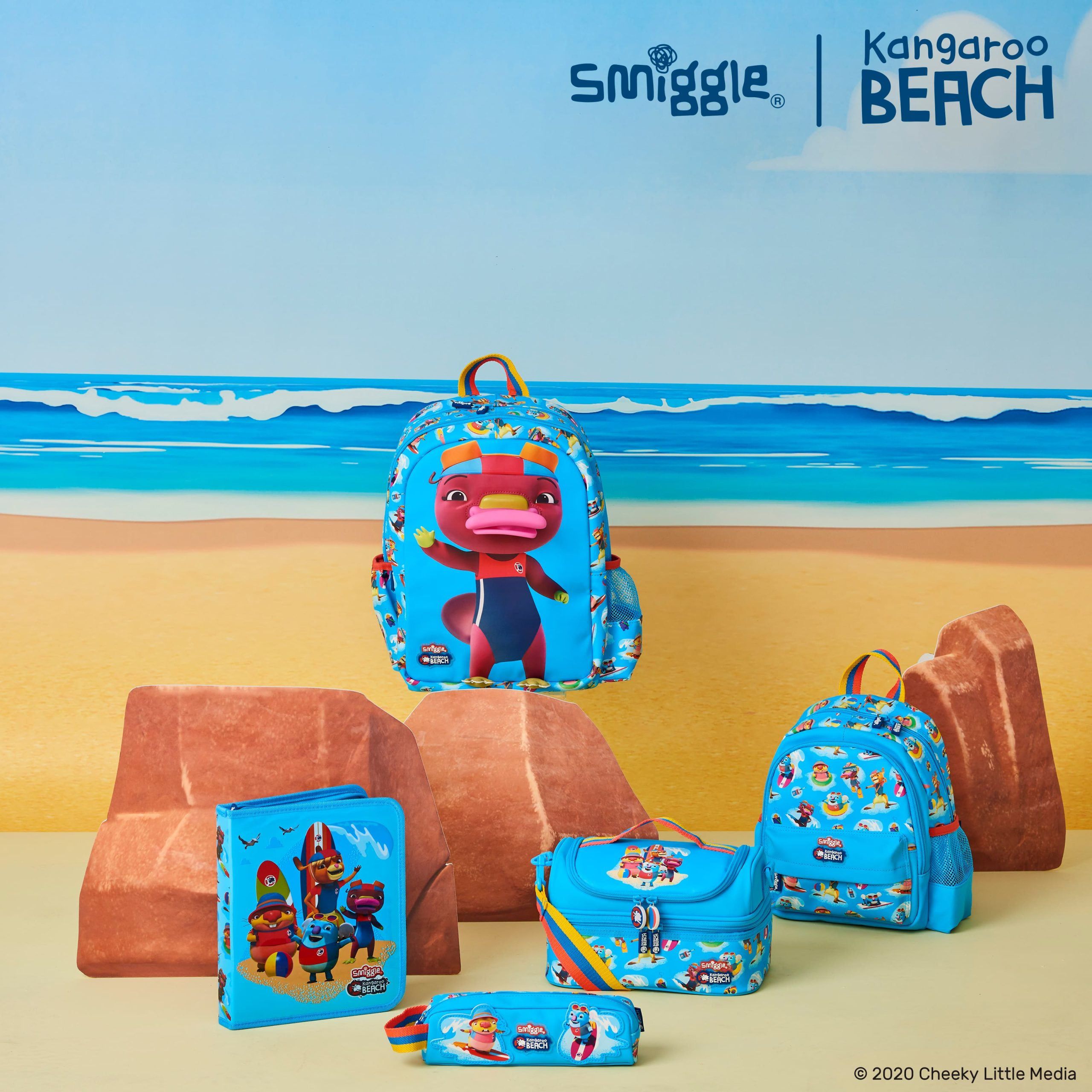 Smiggle - Kangaroo Beach Pencil Case