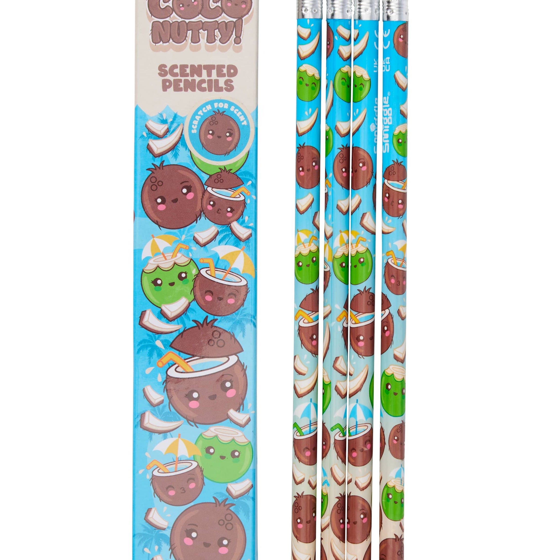 Smiggle - Scented 4-piece Pencil Set