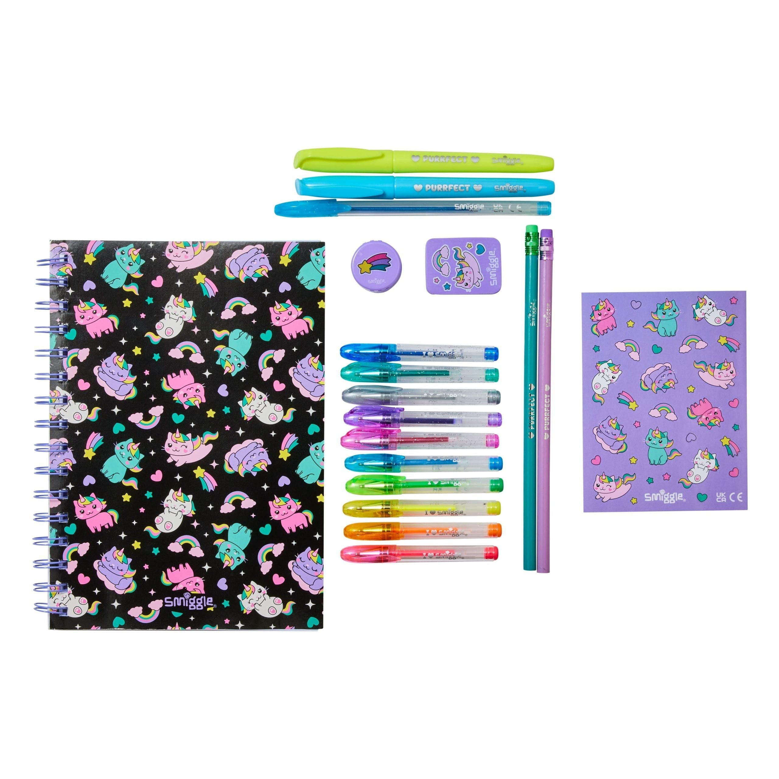 Smiggle - Scented A5 Notebook and Stationery Set