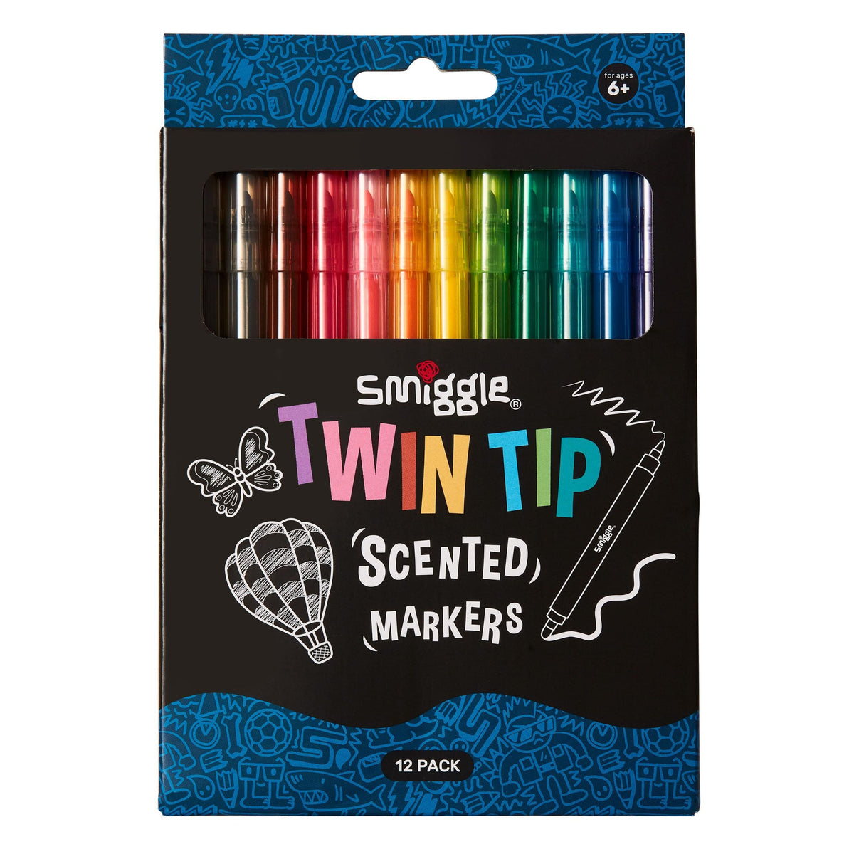 Smiggle - Scented Dual Ended Marker Pack X12