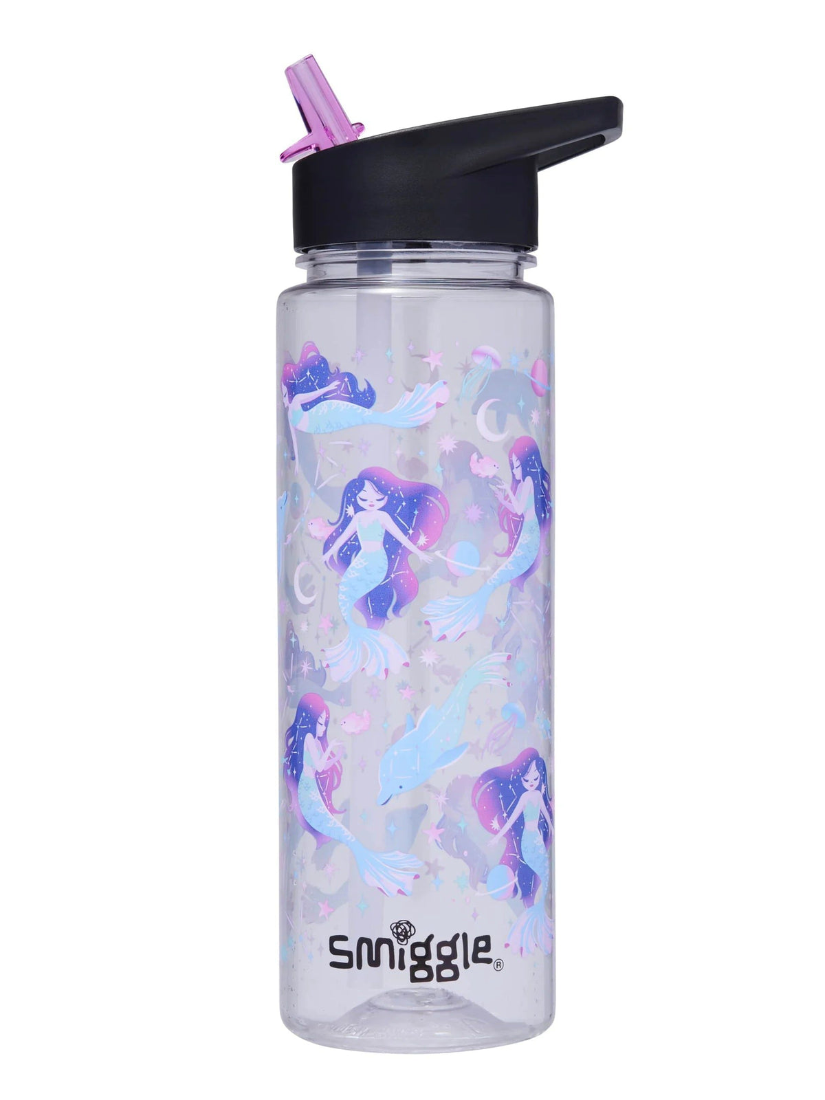 Smiggle - Limitless BPA Free 650ML Straw Bottle