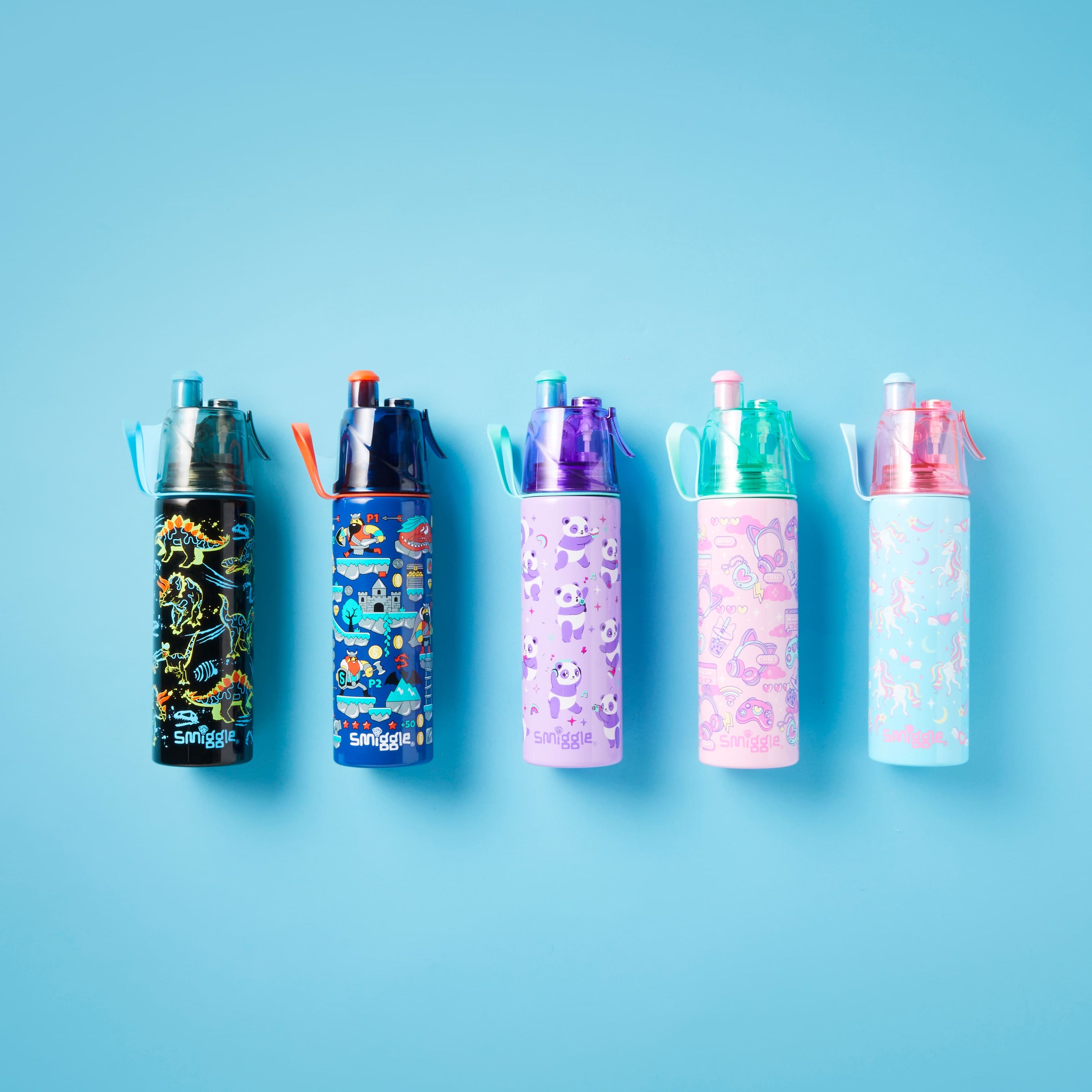 Smiggle - Livin Water Spray 500ML Steel Bottle
