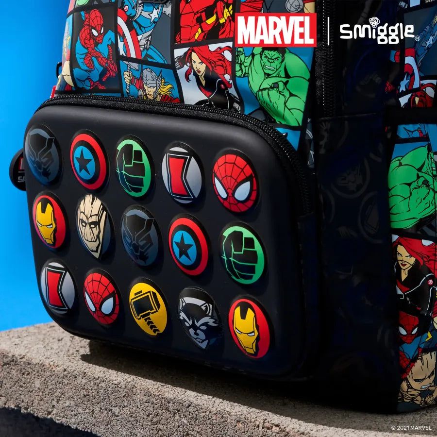 Smiggle - Marvel 4-Piece School Bag Set