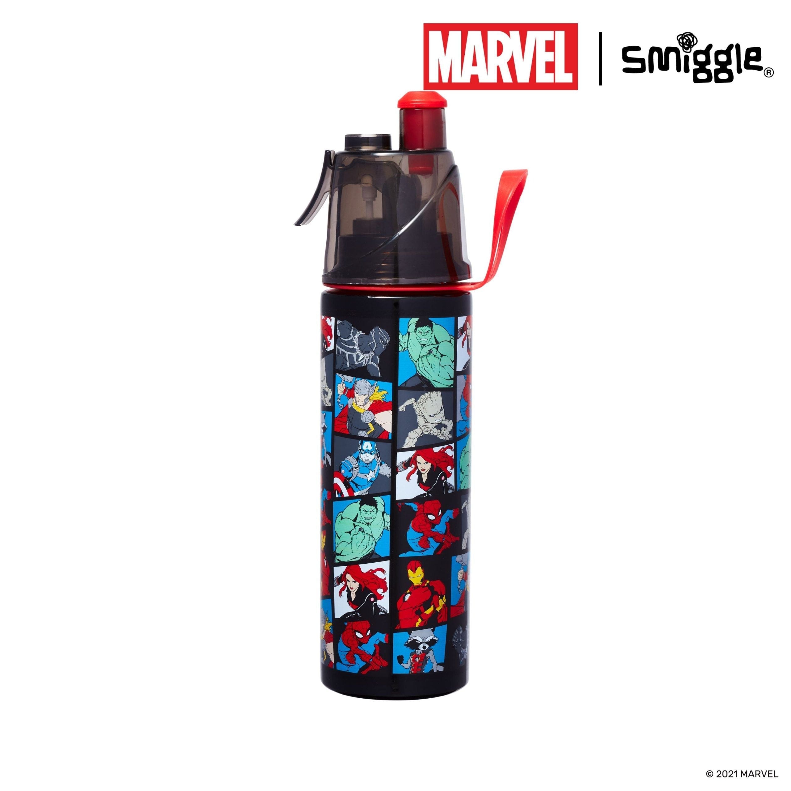 Smiggle - Marvel 500ML Stainless Steel Water Bottle