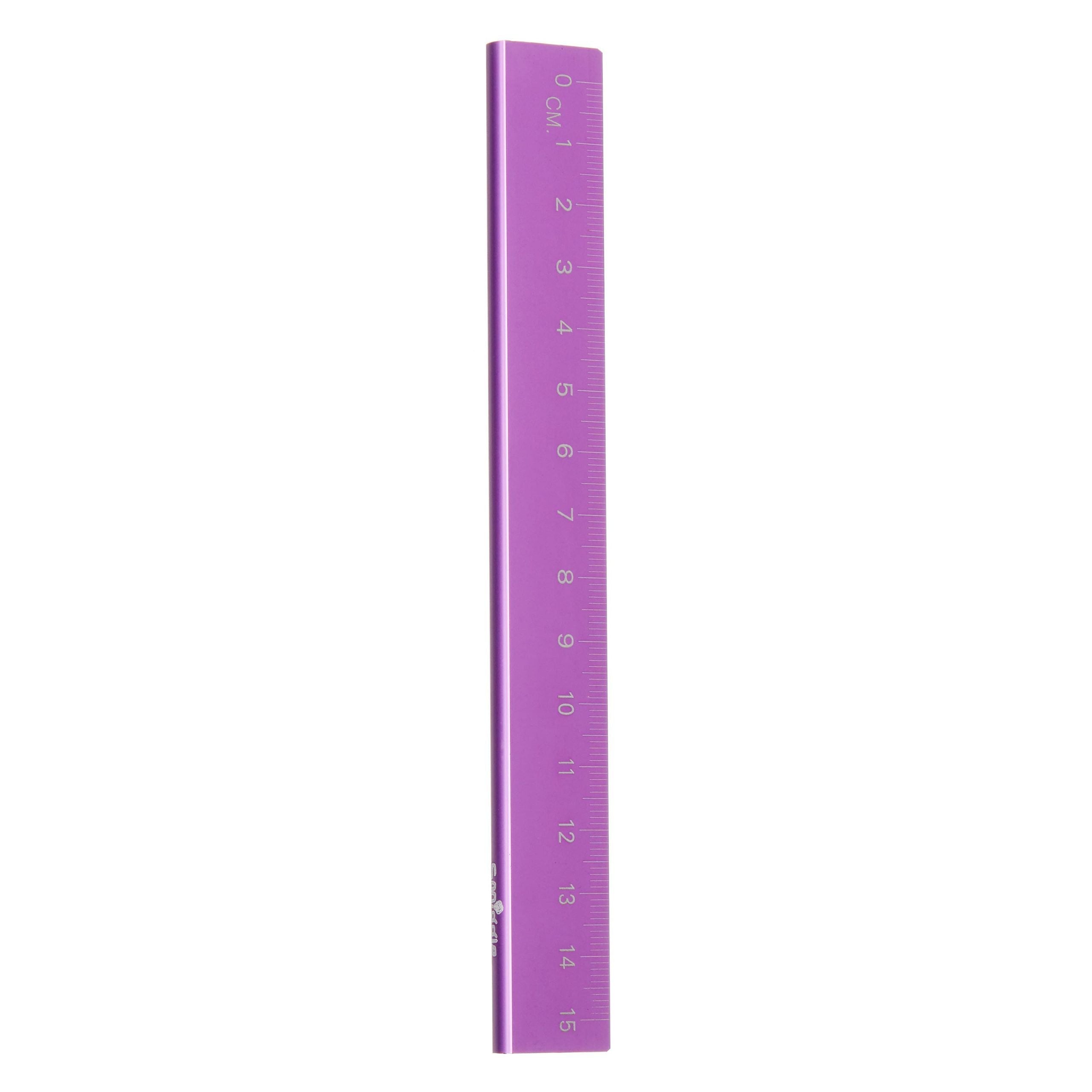 Smiggle - Metallic Ruler 15cm