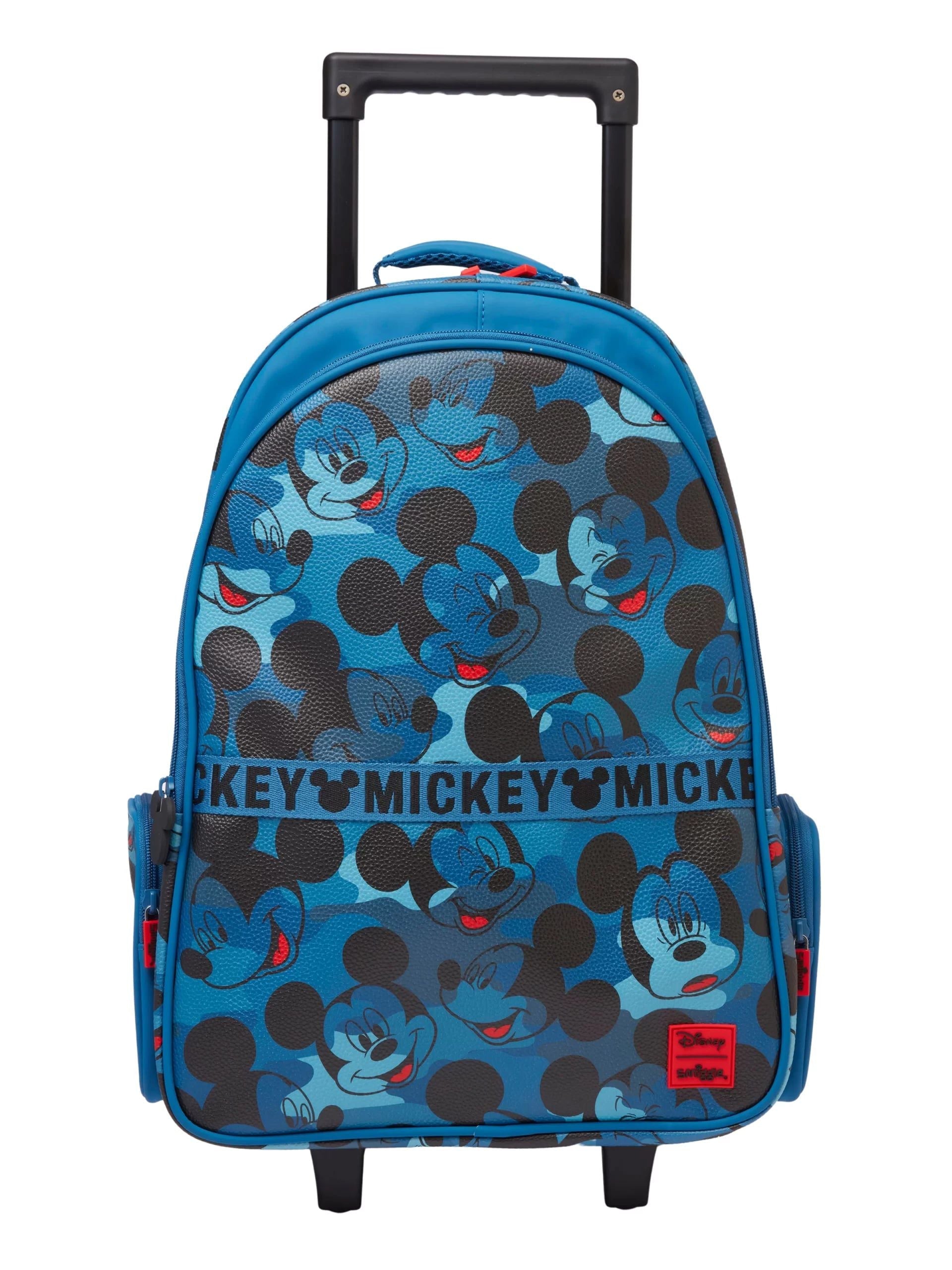 Smiggle - Mickey Mouse Lighted Wheeled Backpack
