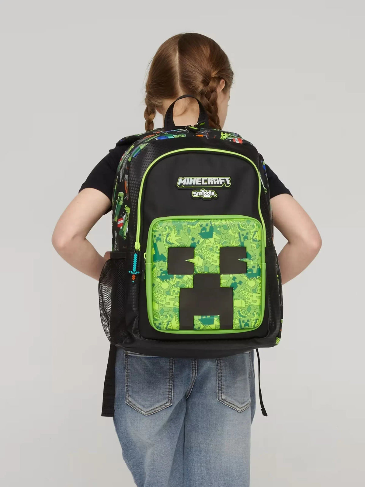 Smiggle - Minecraft 4 Piece School Bag Set