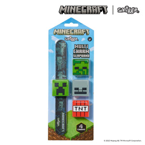 Smiggle - Minecraft Multi-Charm Changing Slapband Arm Accessory