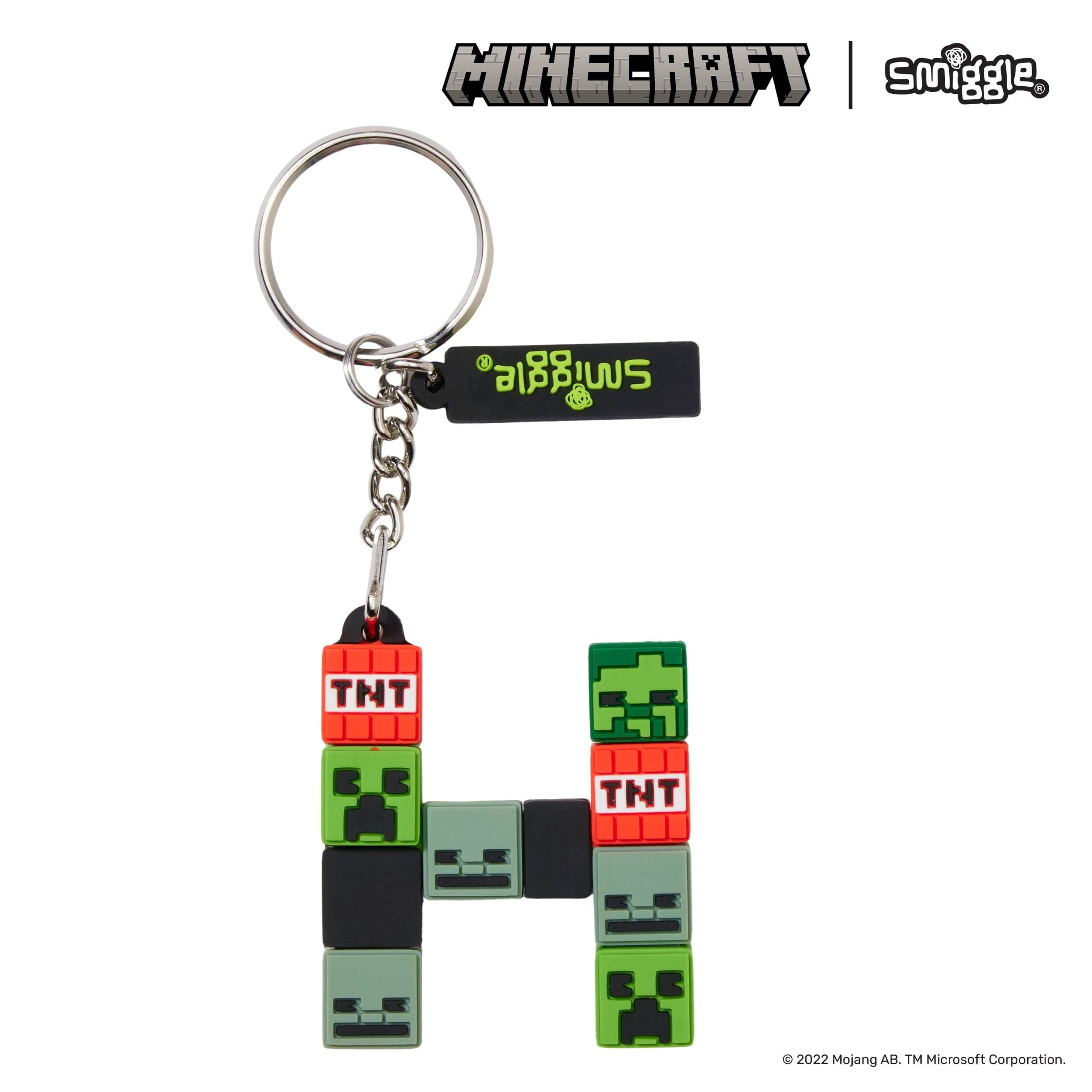 Smiggle - Minecraft Letter H Keychain