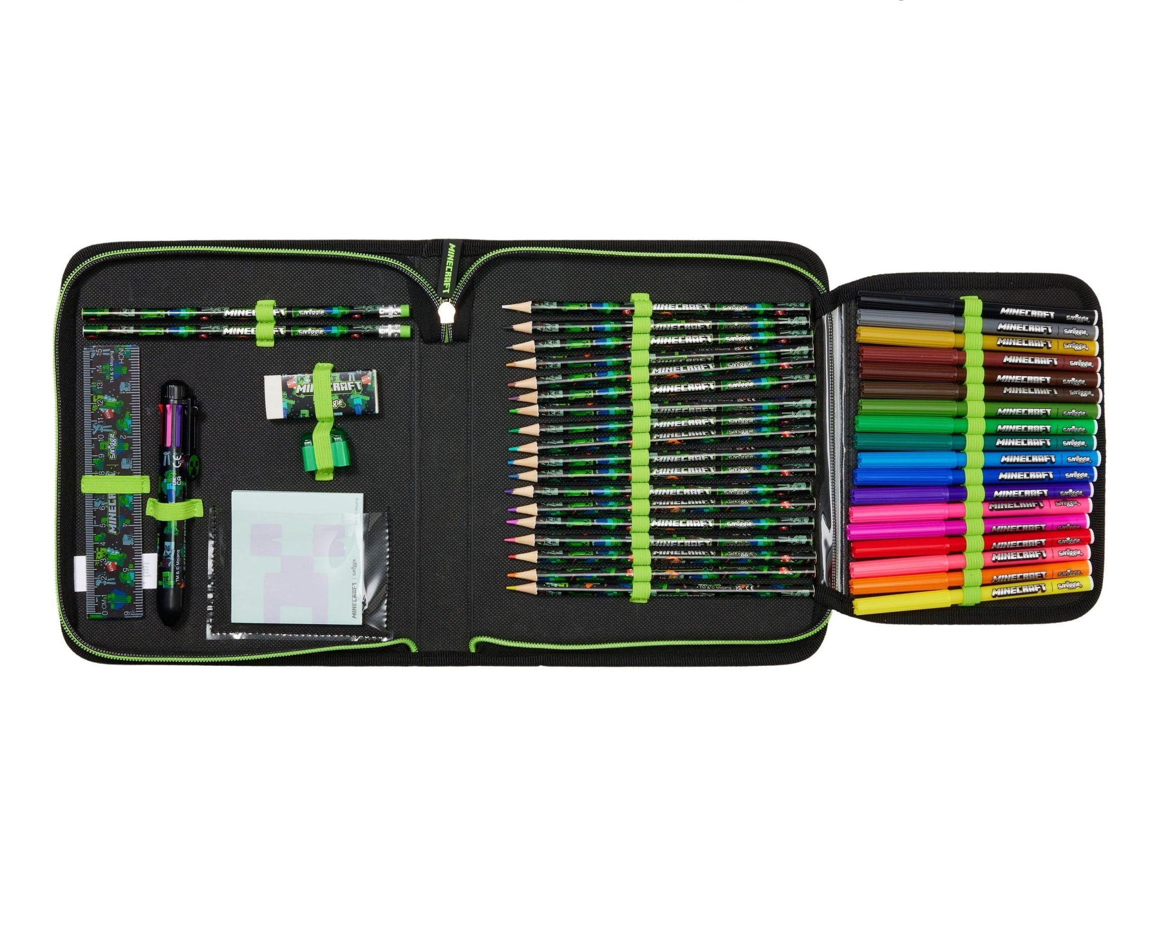 Smiggle - Minecraft Stationery Set and Pencil Case
