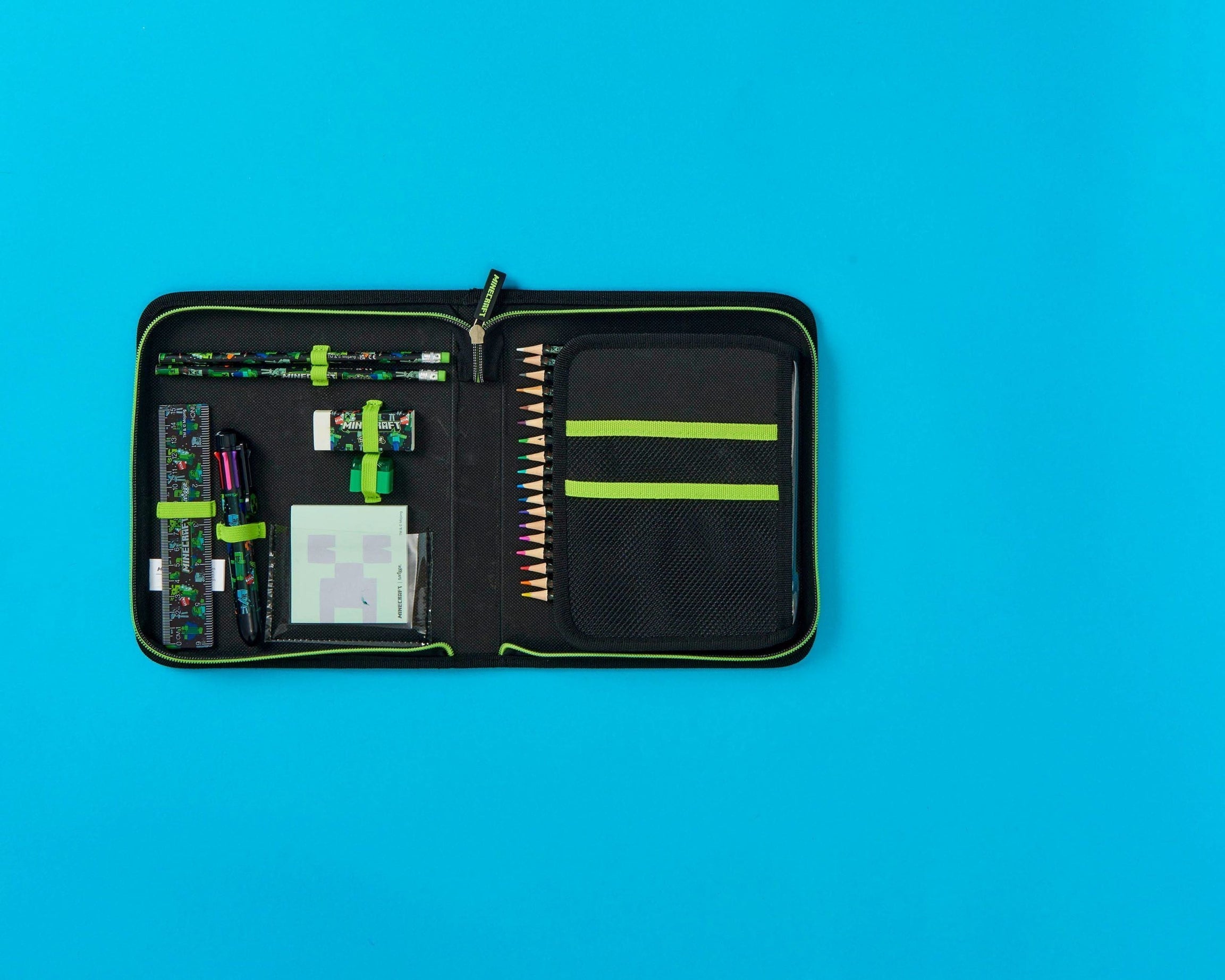 Smiggle - Minecraft Stationery Set and Pencil Case