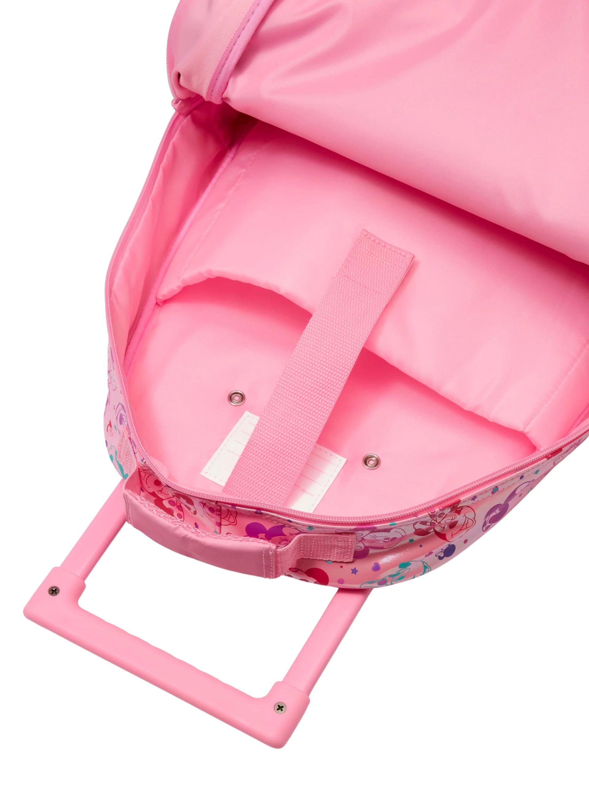 Smiggle - Minnie Mouse Lighted Wheeled Backpack