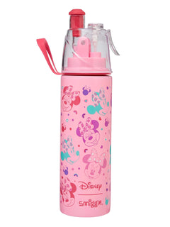Smiggle - Minnie Mouse Water Spray 500ML Steel Water Bottle