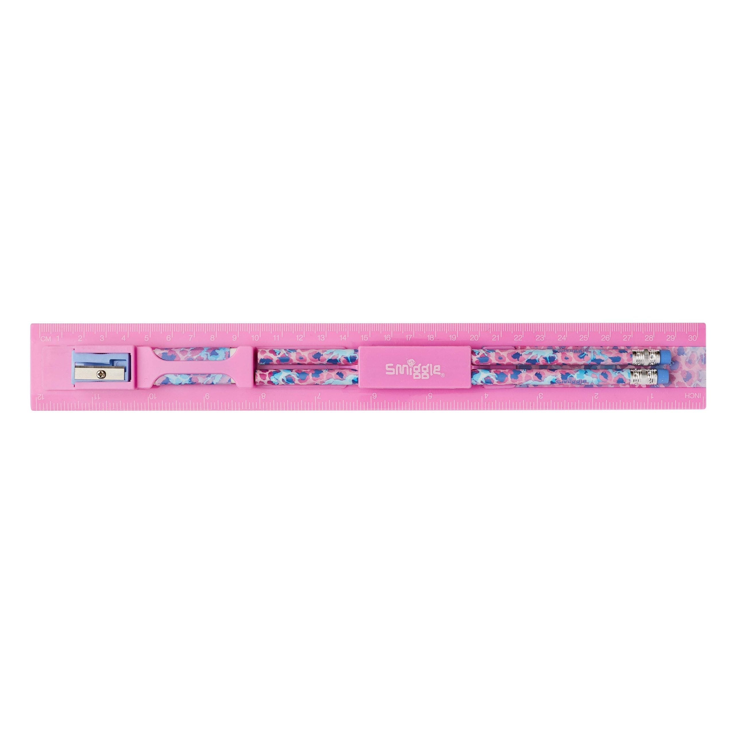 Smiggle - Mirage Pencil Ruler Set