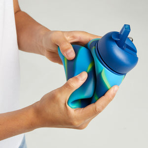 Smiggle - Mirage Silicone Foldable 630 ML BPA-Free Water Bottle