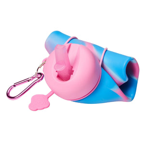 Smiggle - Mirage Silicone Foldable 630 ML BPA-Free Water Bottle