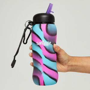 Smiggle - Mirage Silicone Foldable 630 ML BPA-Free Water Bottle
