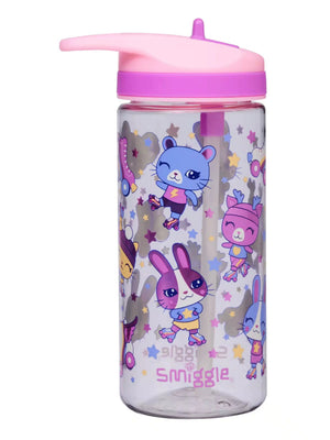 Smiggle - Movin 440 ML BPA-Free Straw Drink Bottle