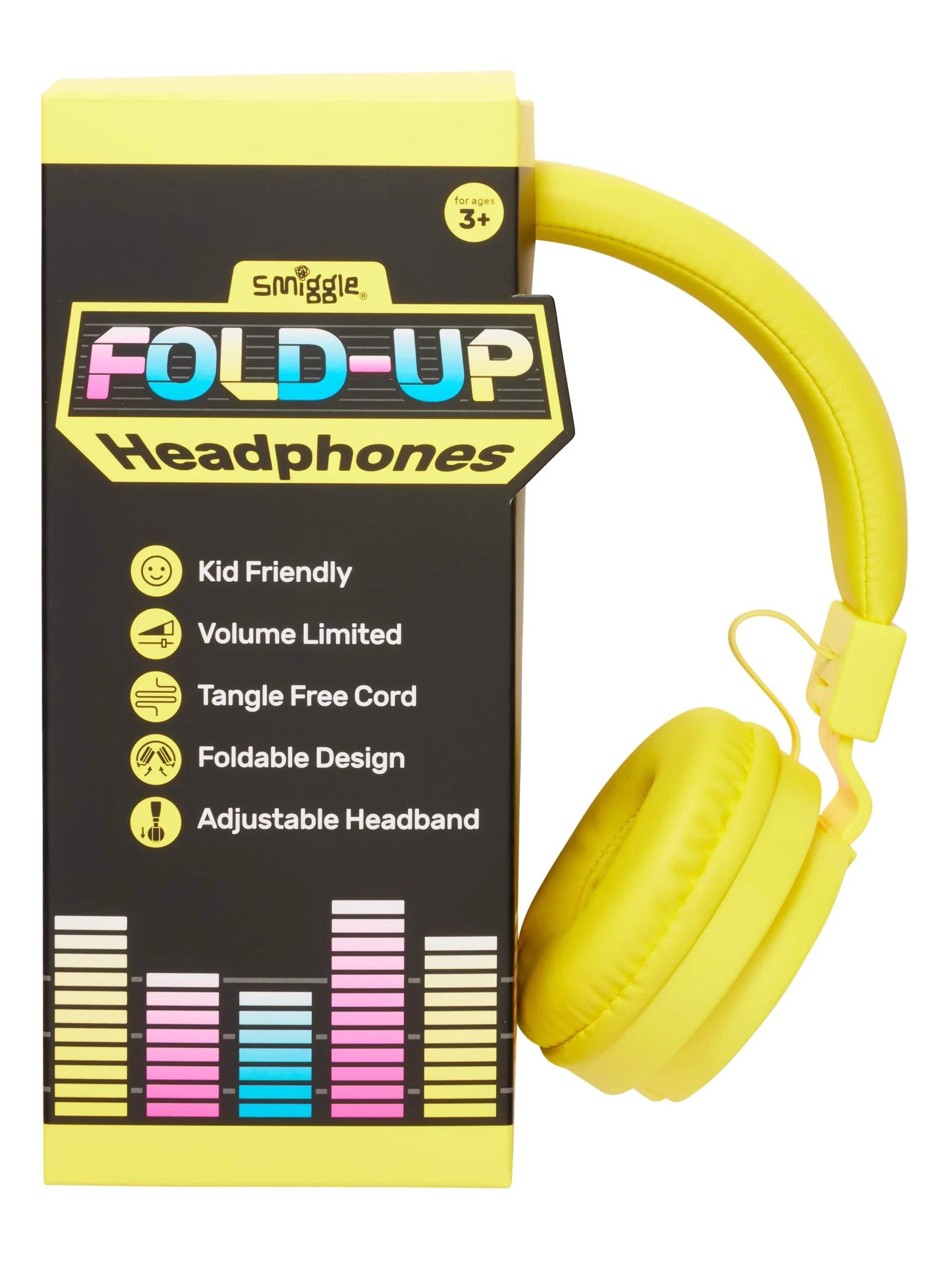 Smiggle - Neon Wired Over-Ear Headphones