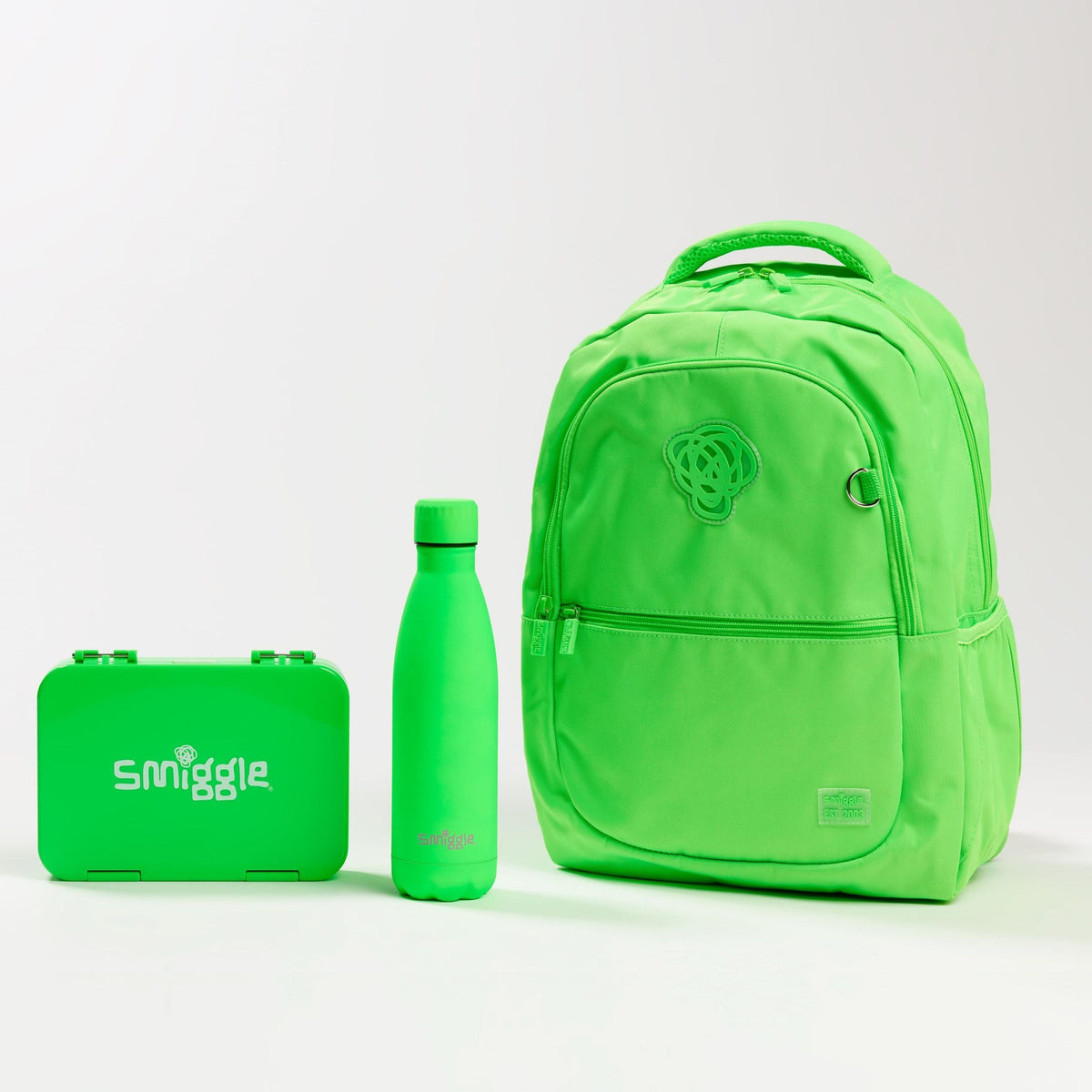 Smiggle - Neon Classic Bento School Bag Set
