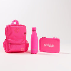 Smiggle - Neon Small Bento School Bag Set