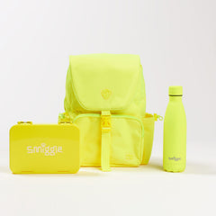 Smiggle - Neon Medium Bento School Bag Set
