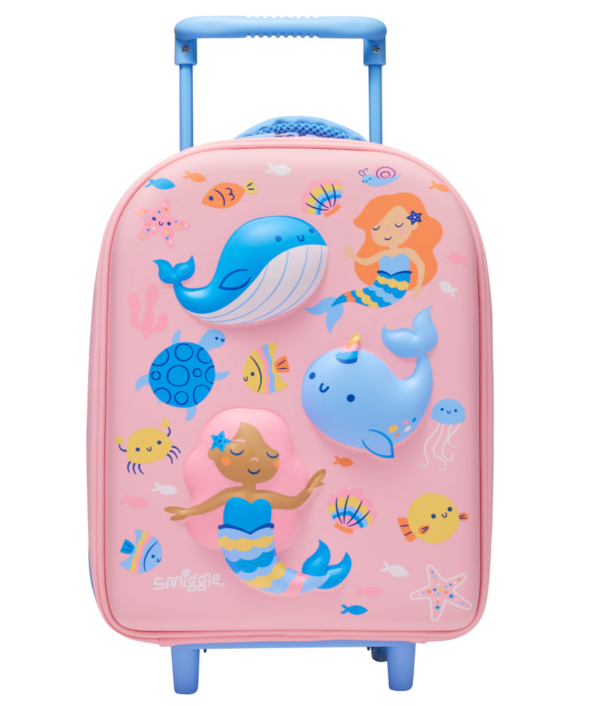 Smiggle - Over and Under Preschool and Nursery Trolley Suitcase