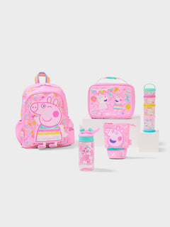 Smiggle - Peppa Pig Kindergarten 5-Piece Backpack Set