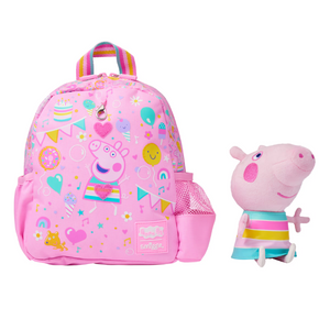 Smiggle - Peppa Pig Detachable Toy Nursery School Backpack