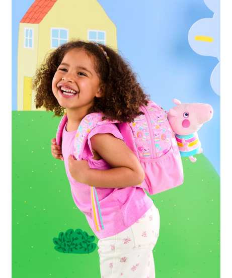 Smiggle - Peppa Pig Removable Toy Nursery School Backpack