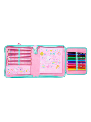 Smiggle - Peppa Pig Pencil Case and Stationery Set