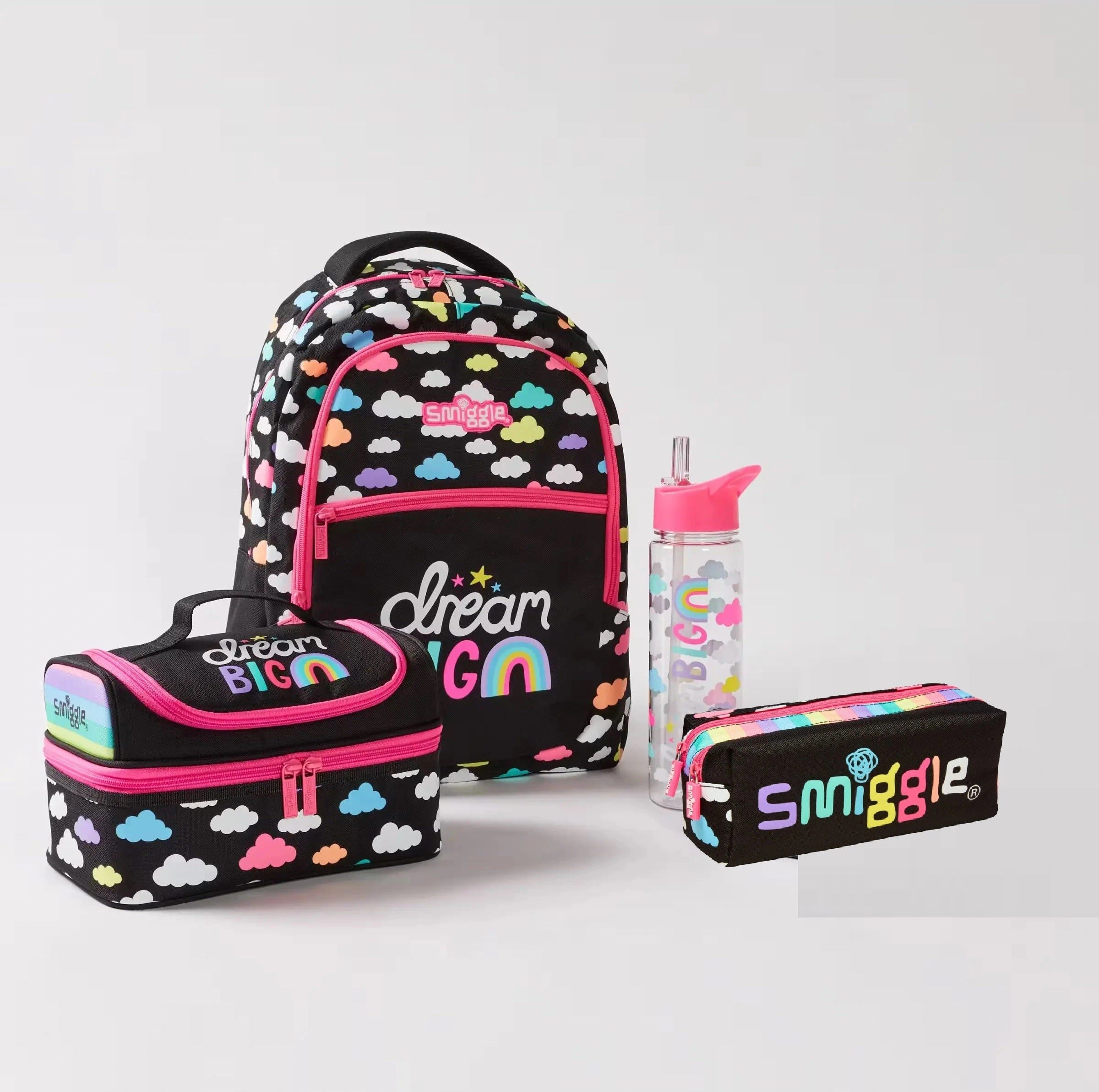 Smiggle - Peppy 4-Piece School Bag Set