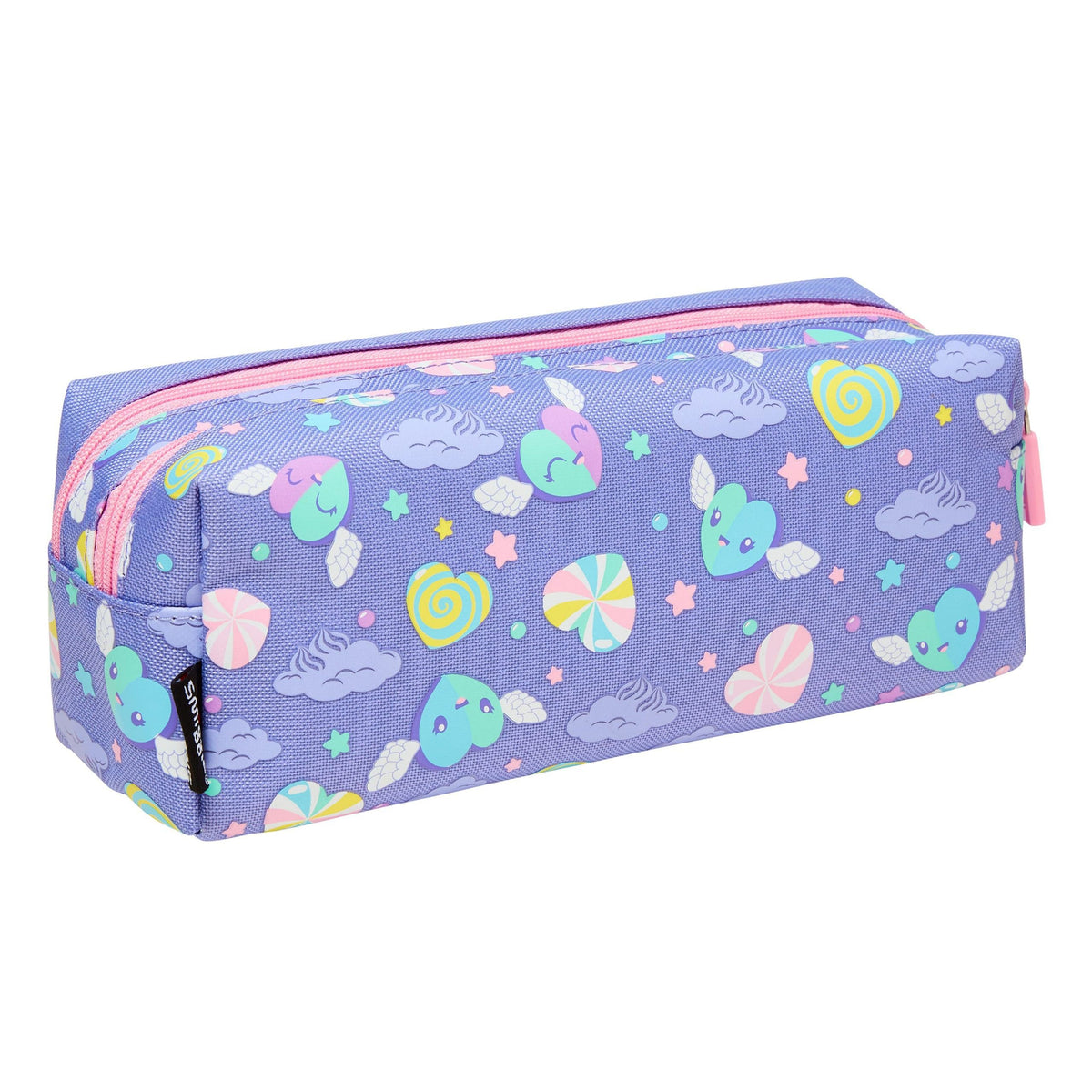Smiggle - Peppy Double Compartment Classic Pencil Case