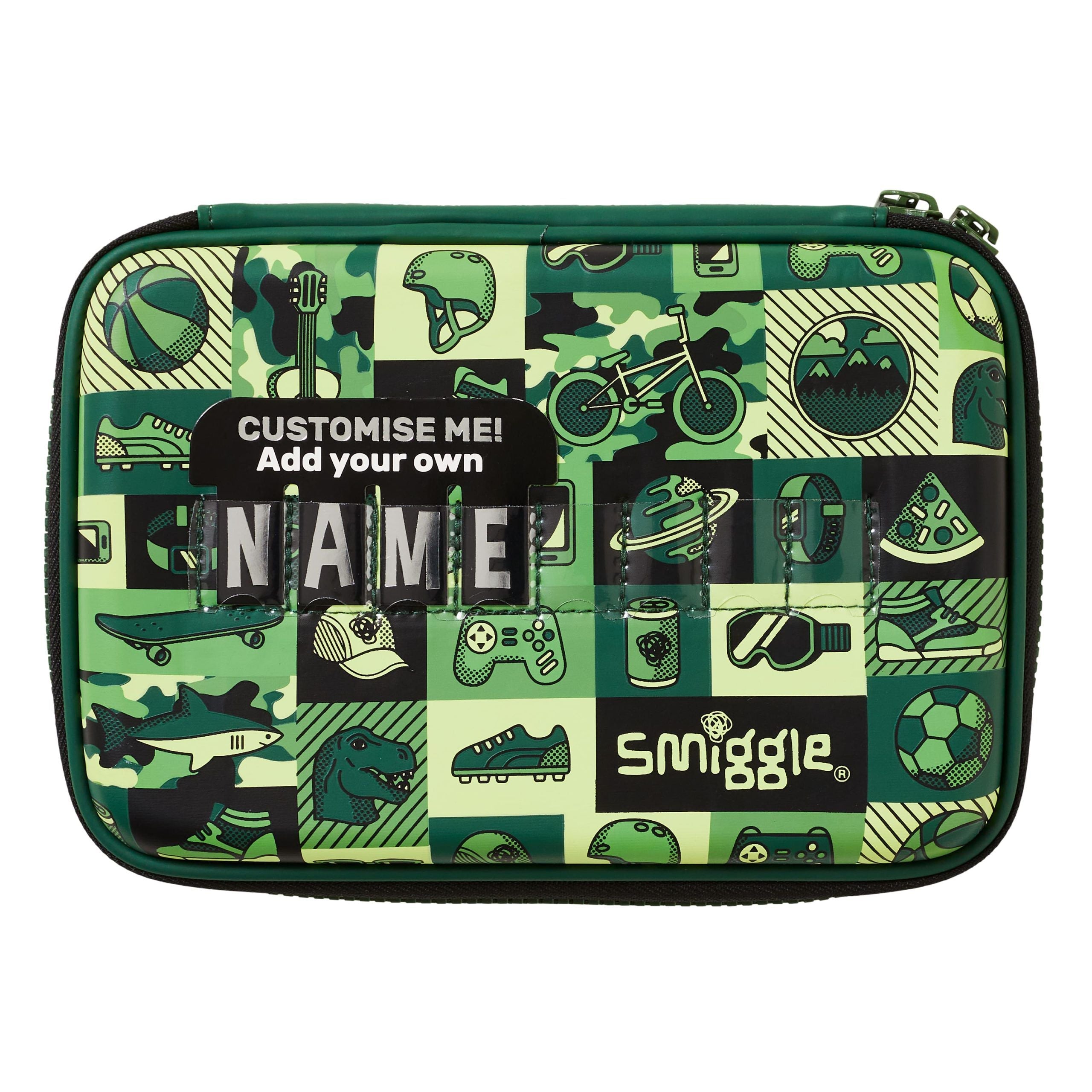 Smiggle - Prime Hardtop Named Pencil Case