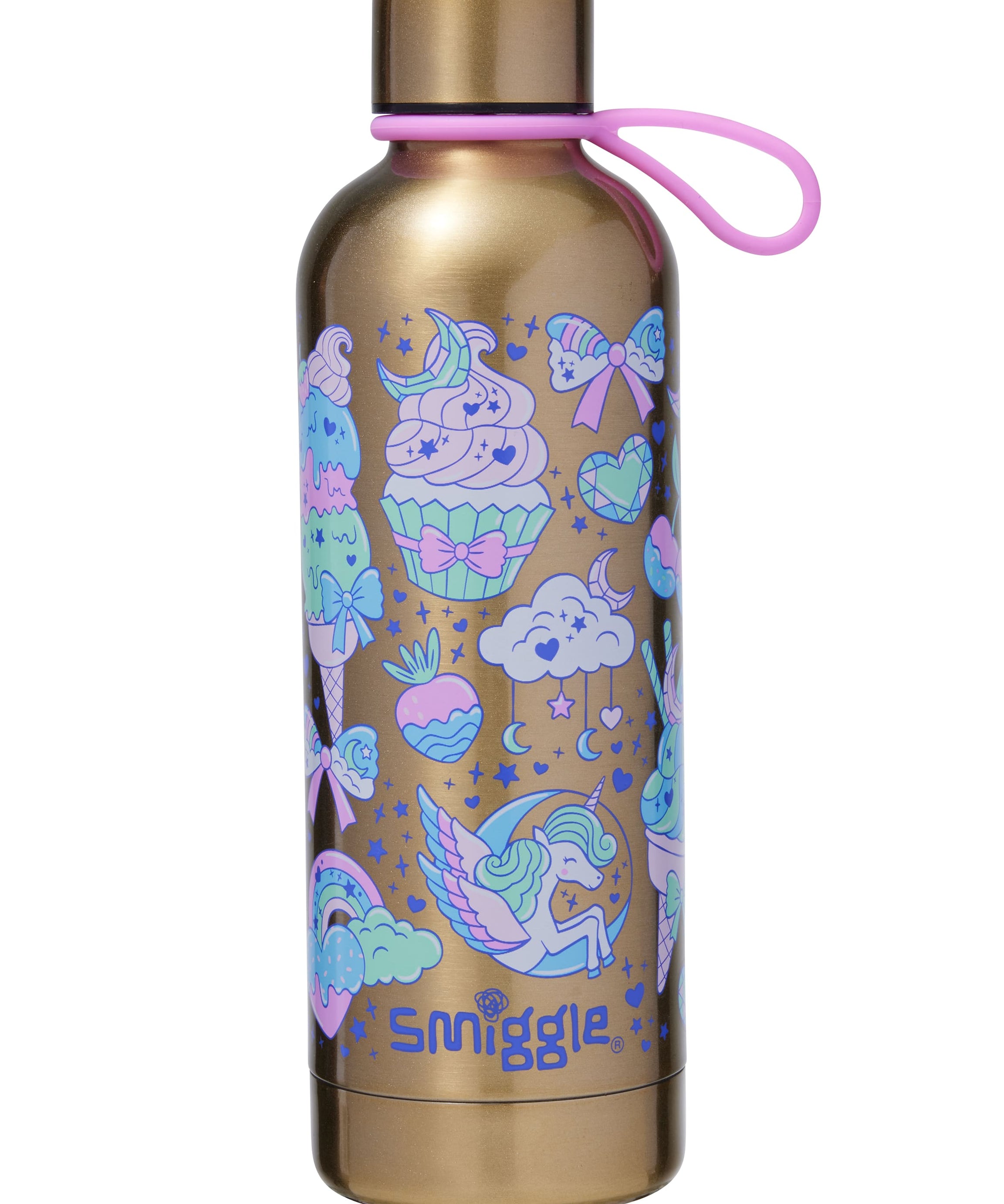 Smiggle Radiant 500ML Stainless Steel Water Bottle