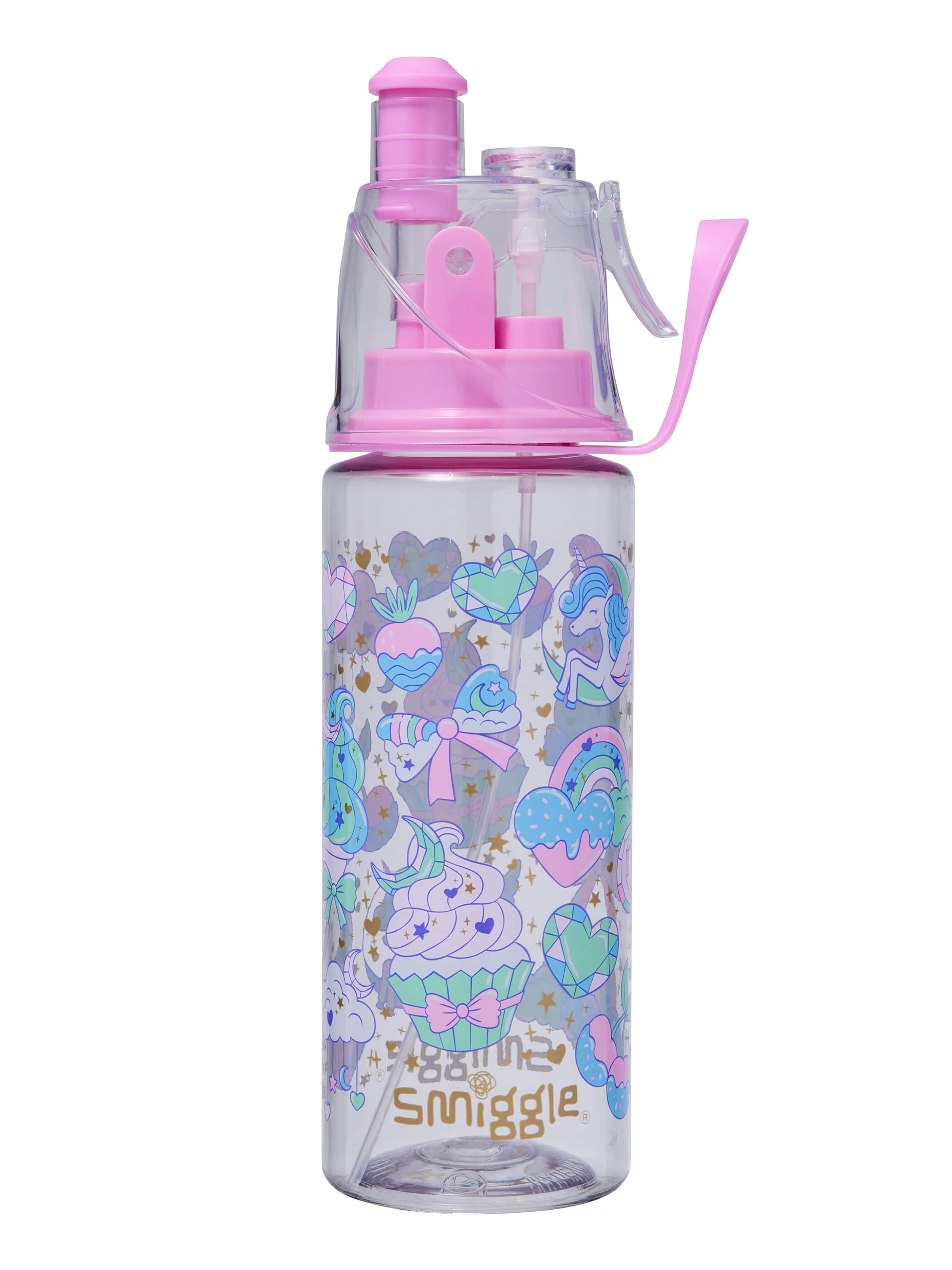 Smiggle - Radiant 560ML BPA-free Spray Water Bottle