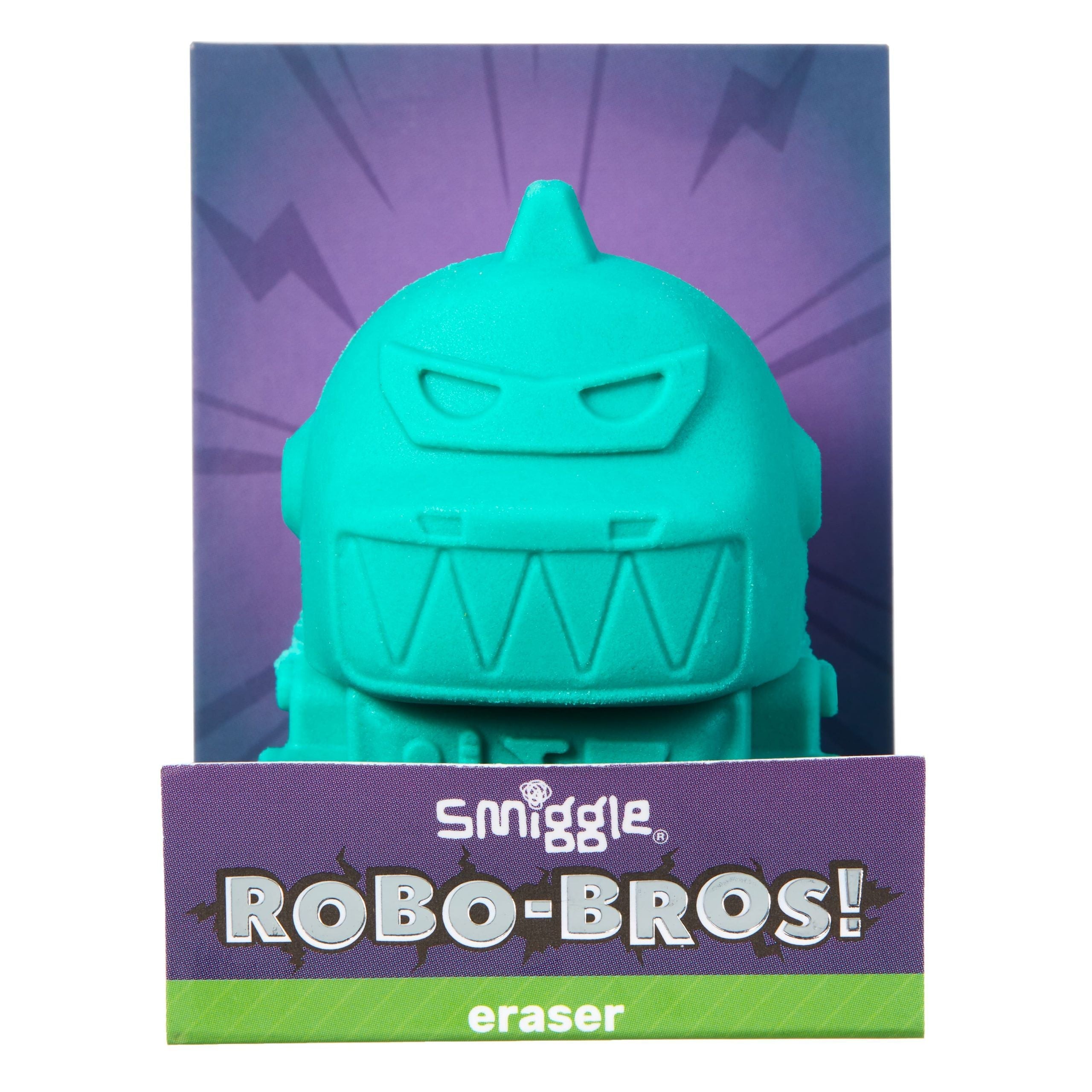 Smiggle - Robo-Bros Long-Lasting Eraser