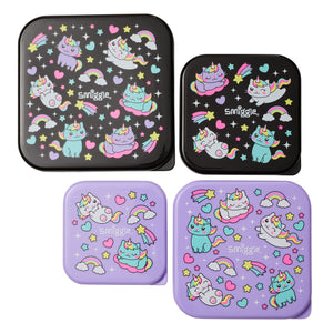 Smiggle - Sky Hi Junior 4-Piece Lunch Boxes