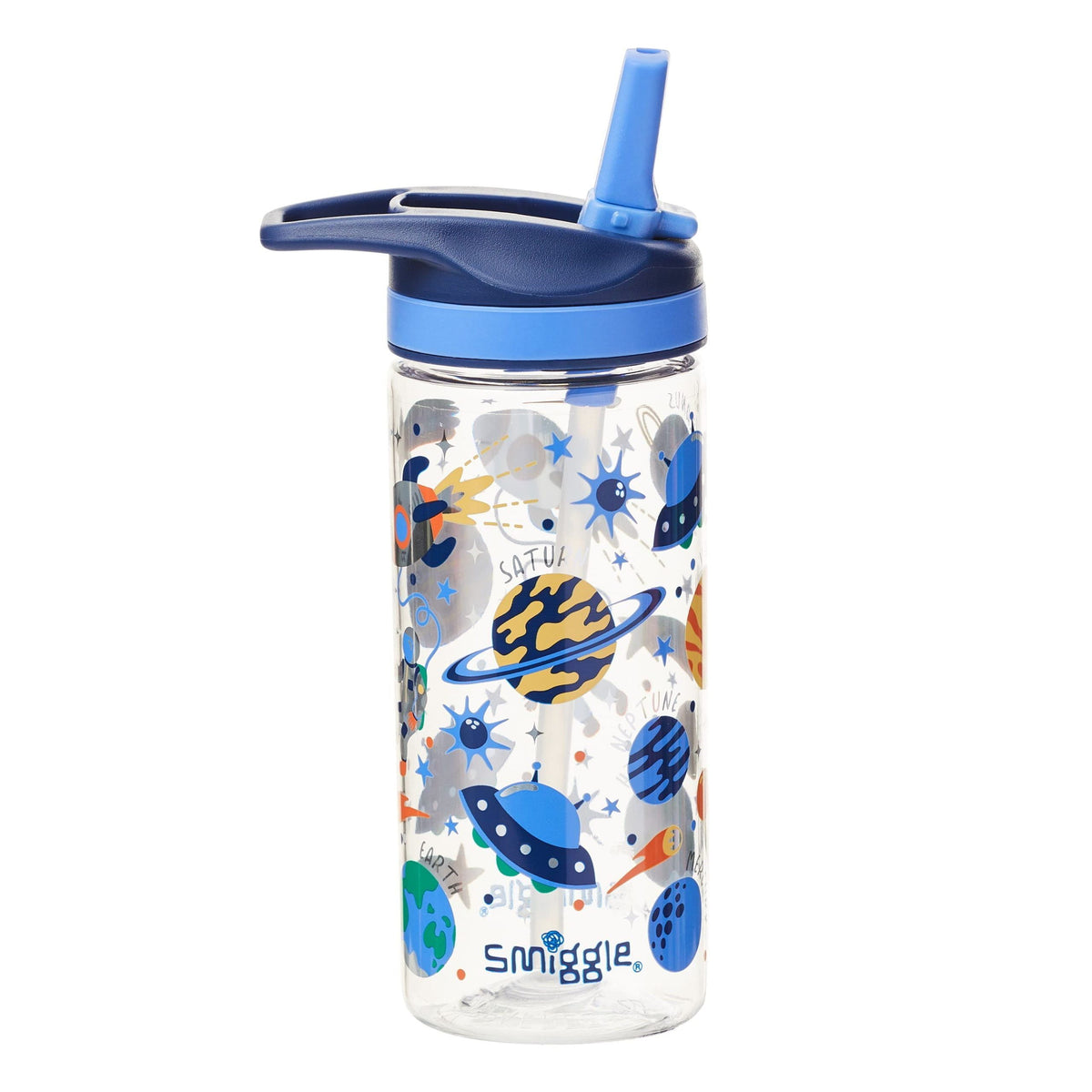 Smiggle - Sky Hi Junior 440 ML BPA-Free Straw Bottle